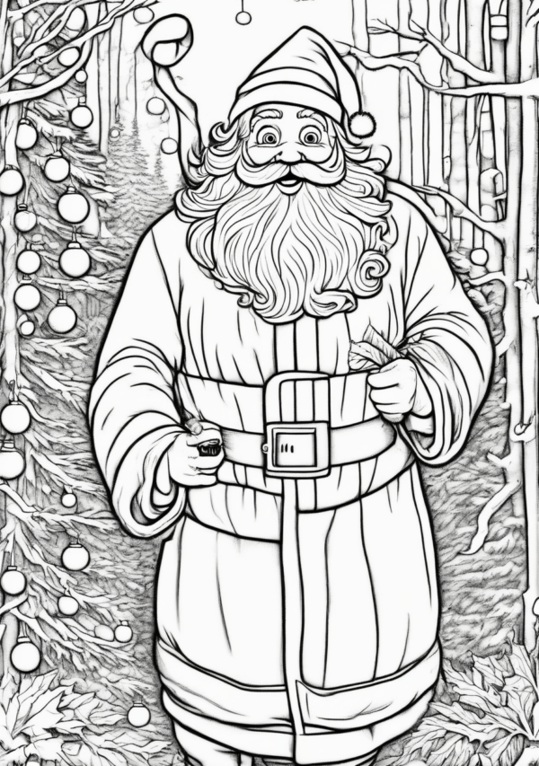 Enchanting Christmas Coloring Book - Digital Download - 11 Pages - Image 3