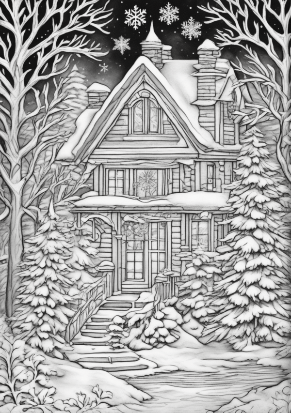 Intricate Christmas Coloring Book for Relaxation - 11 Pages - Image 2