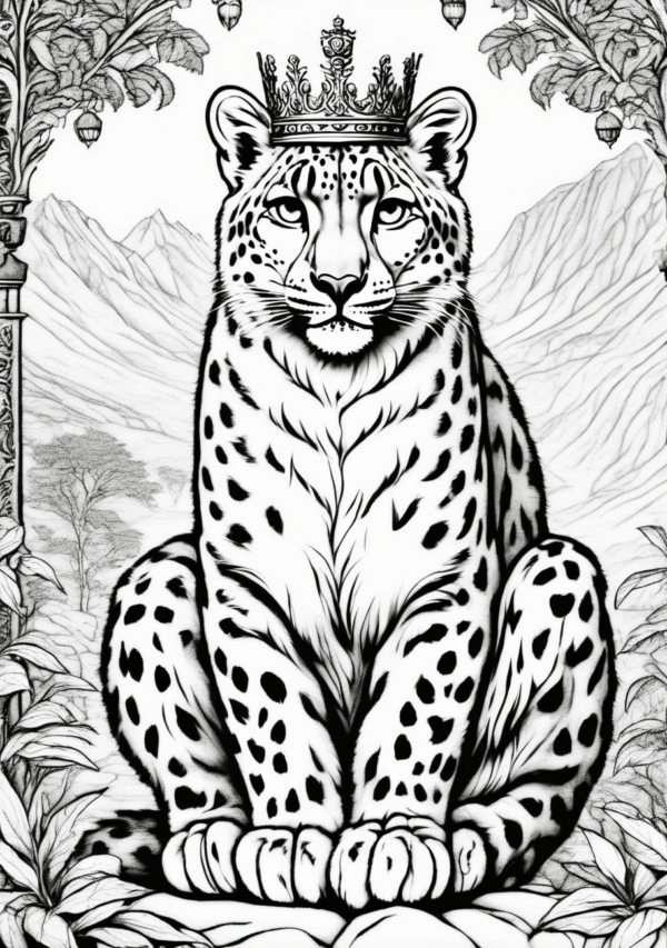 Intricate Animal Designs Christmas Coloring Book - 11 Pages - Image 4