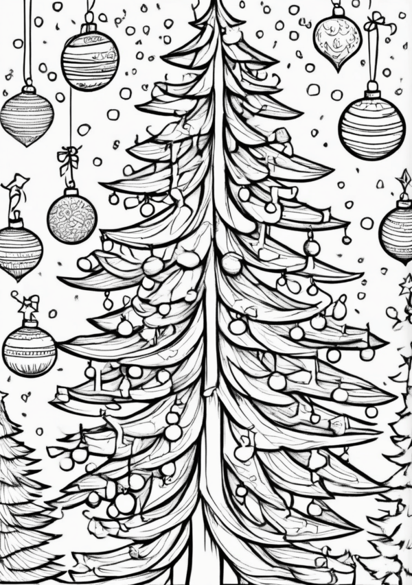 Christmas Coloring Book with Beautiful Designs - 11 Pages - Image 2