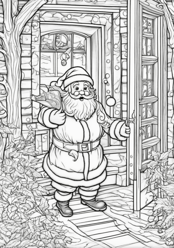 Enchanting Christmas Coloring Book - Digital Download - 11 Pages - Image 4