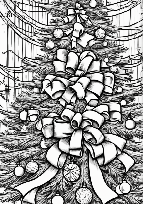 Christmas Coloring Book Digital Download - 11 Pages - Image 3