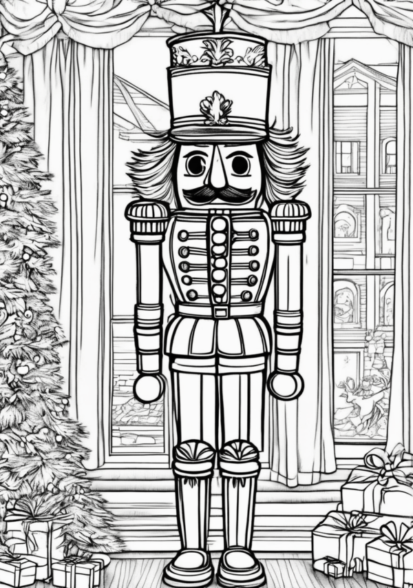 Nutcracker Christmas Coloring Book - Intricate Creative Designs - 11 Pages - Image 4