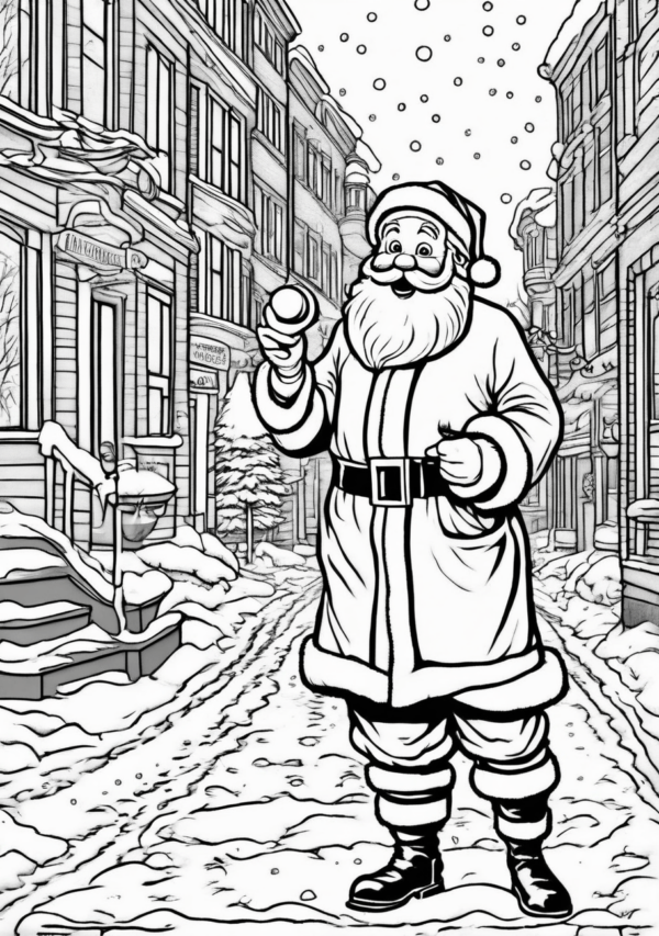 Intricate Christmas Coloring Book Digital Download - 11 Pages - Image 3