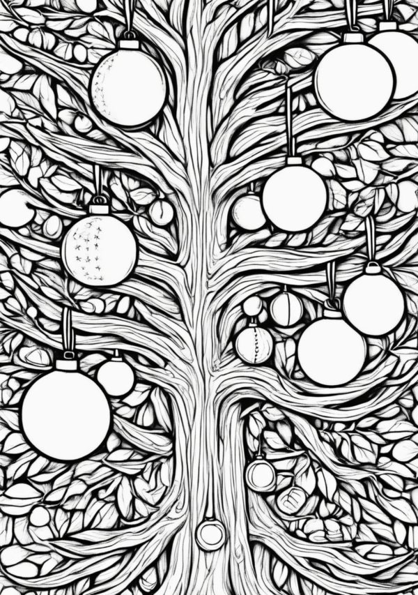 Christmas Coloring Book with Beautiful Designs - 11 Pages - Image 4