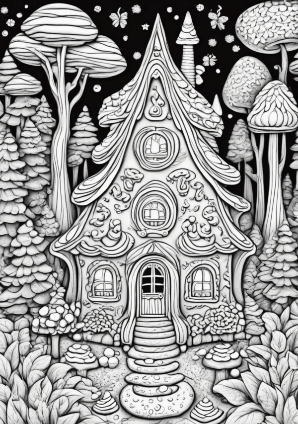 Enchanting Christmas Coloring Book - 11 Pages - Image 4