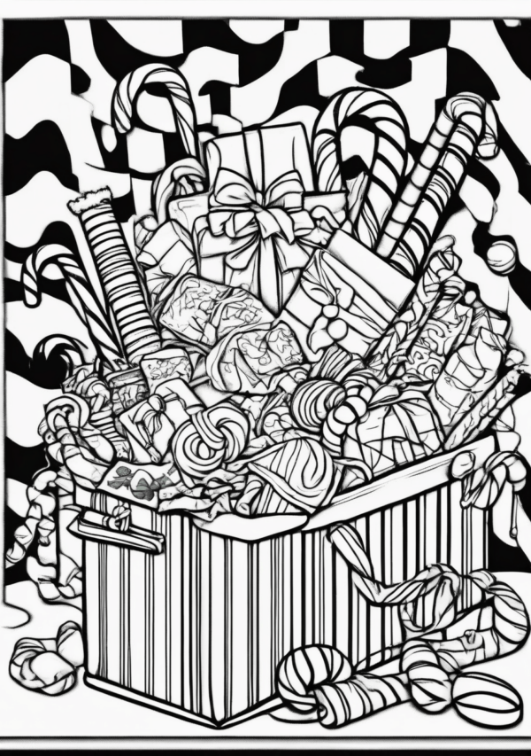 Festive Christmas Coloring Book for Relaxation - 11 Pages - Image 3