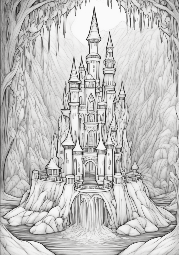 Christmas Castle Coloring Book: Intricate Designs - 11 Pages - Image 4