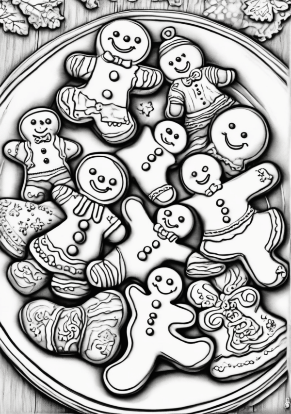 Christmas Coloring Book: Digital Download - 11 Pages - Image 4