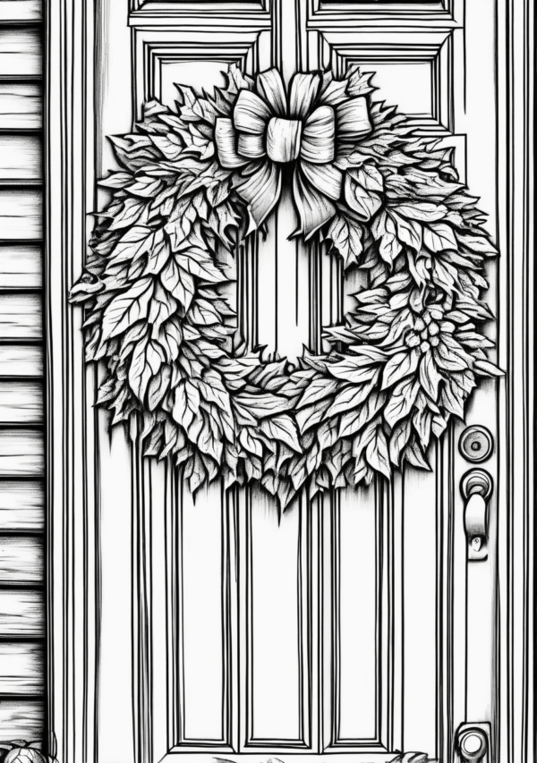 Christmas Coloring Book Digital Download - 11 Pages - Image 4