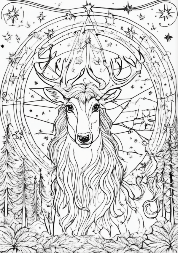 Intricate Christmas Coloring Book Digital Download - 11 Pages - Image 2