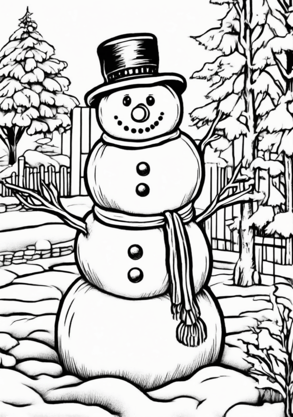 Beautiful Christmas Coloring Book for Creative Relaxation - 11 Pages - Image 4