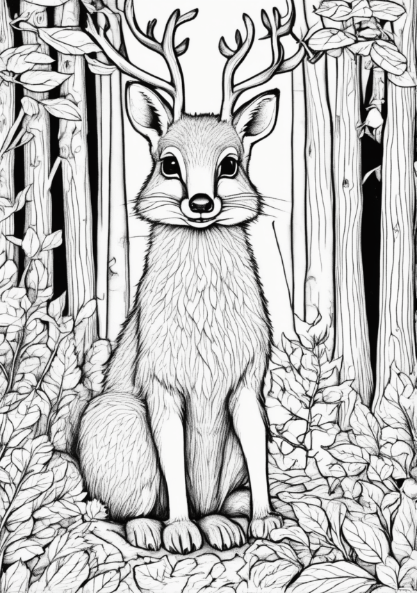 Beautiful Christmas Nature Coloring Book Designs - 11 Pages - Image 3