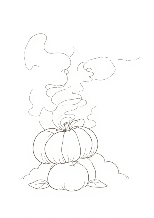 Halloween Coloring Book: Intricate Pumpkin Designs for Relaxation - 11 Pages - Image 2