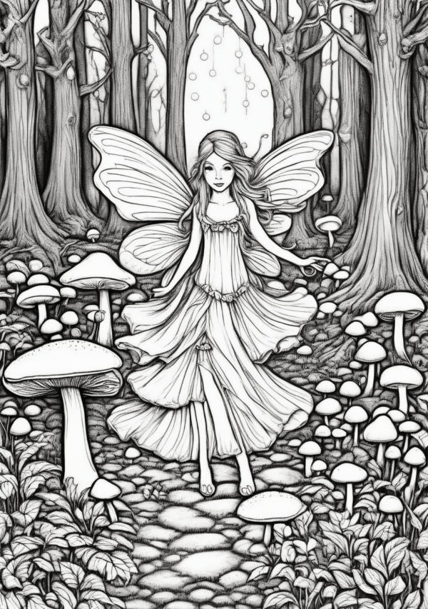 Enchanting Christmas Coloring Book - Digital Download - 11 Pages - Image 4